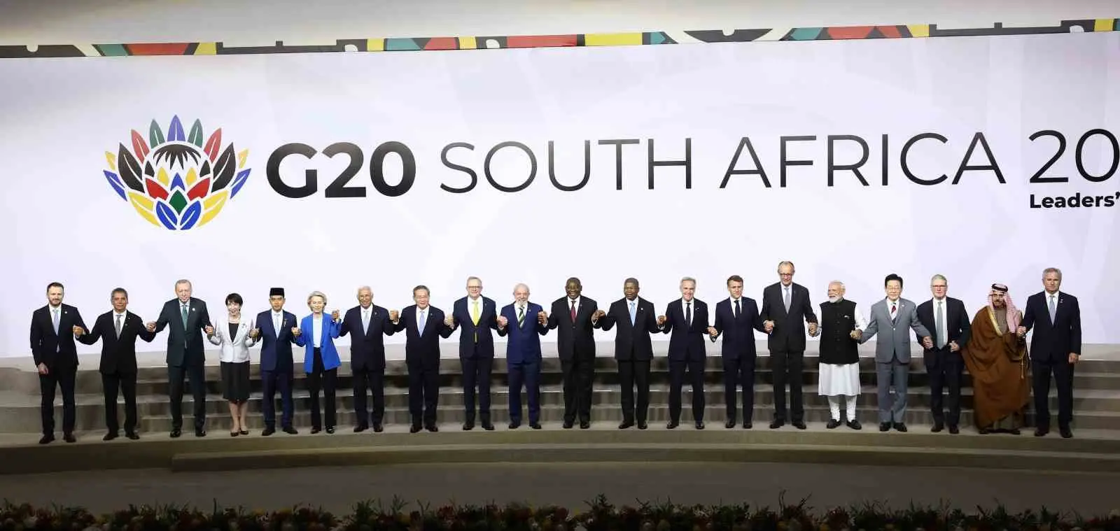 Cumhurbaşkanı Recep Tayyip Erdoğan, Güney Afrika’nın Johannesburg kentinde düzenlenen G20