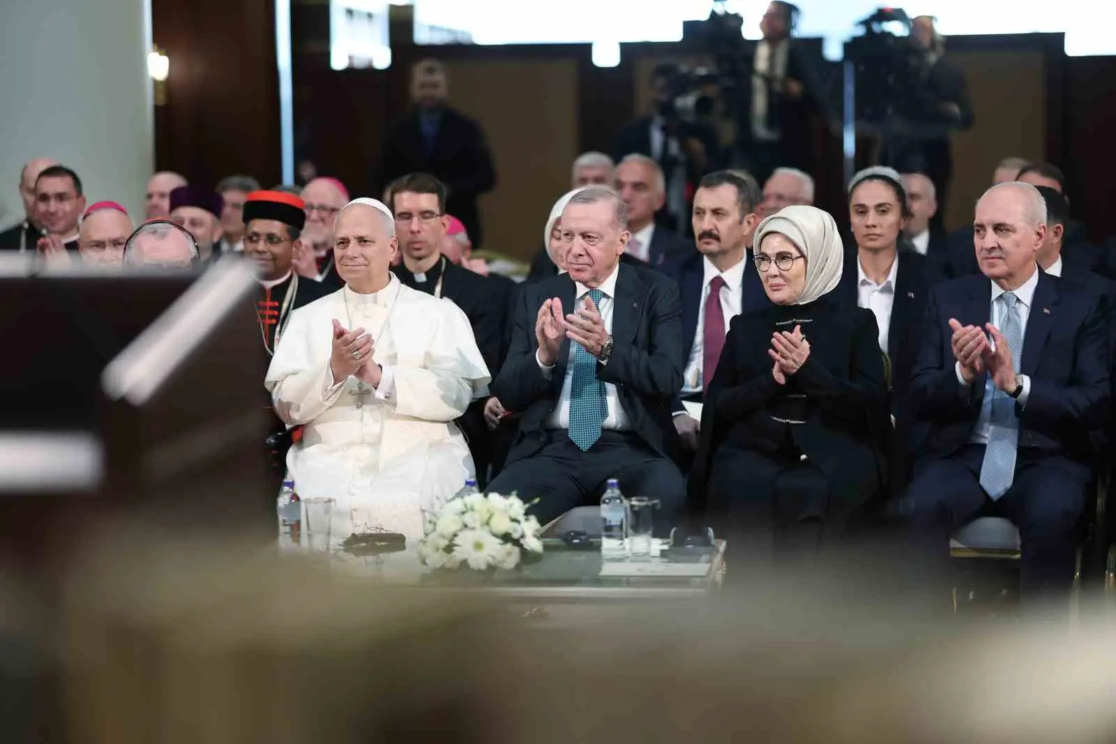 Cumhurbaşkanı Recep Tayyip Erdoğan, “İnsanlık ailesi olarak Filistin halkına en