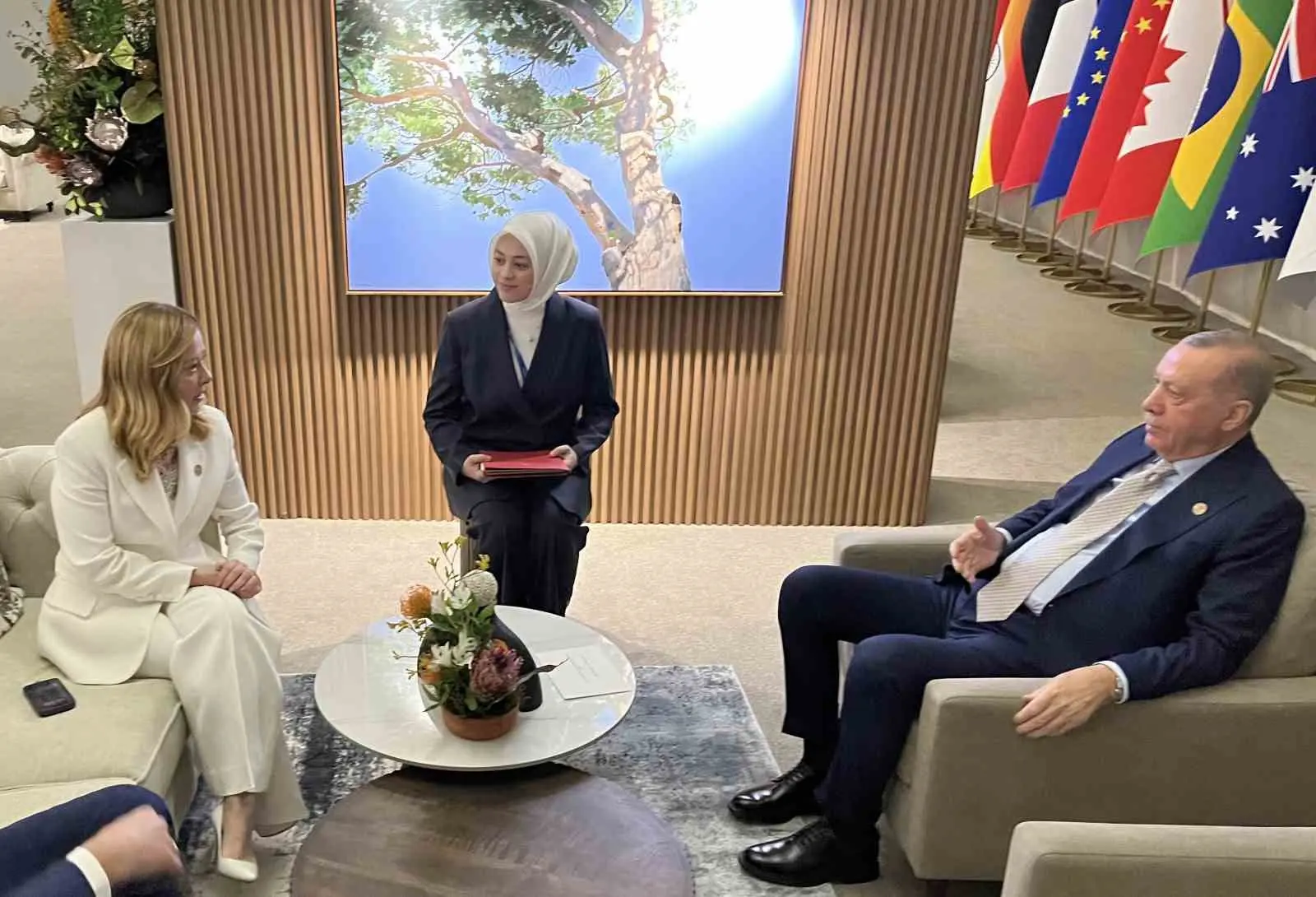 Cumhurbaşkanı Recep Tayyip Erdoğan, G20 Liderler Zirvesi için bulunduğu Güney