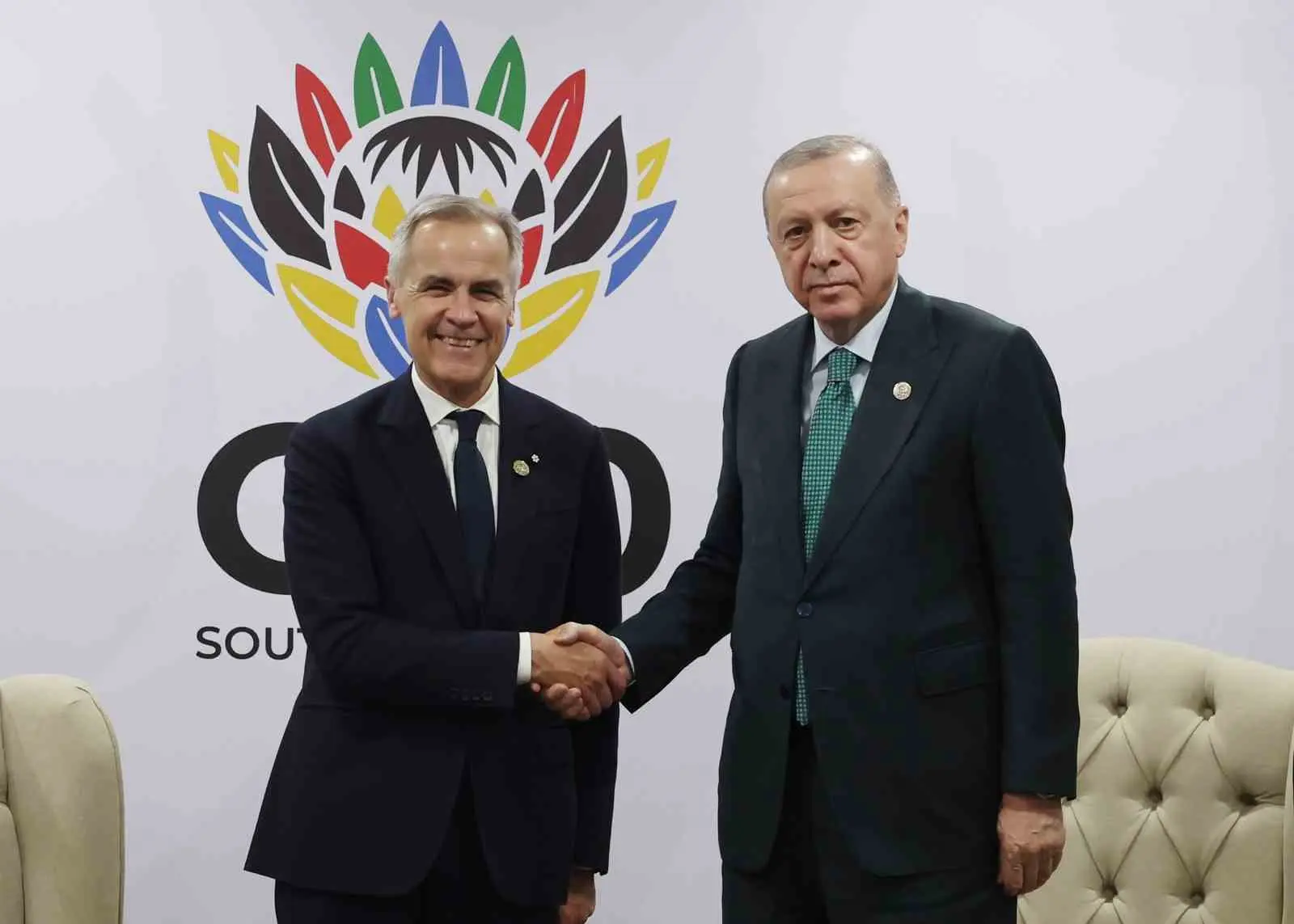 Cumhurbaşkanı Recep Tayyip Erdoğan, G20 Liderler Zirvesi için bulunduğu Güney