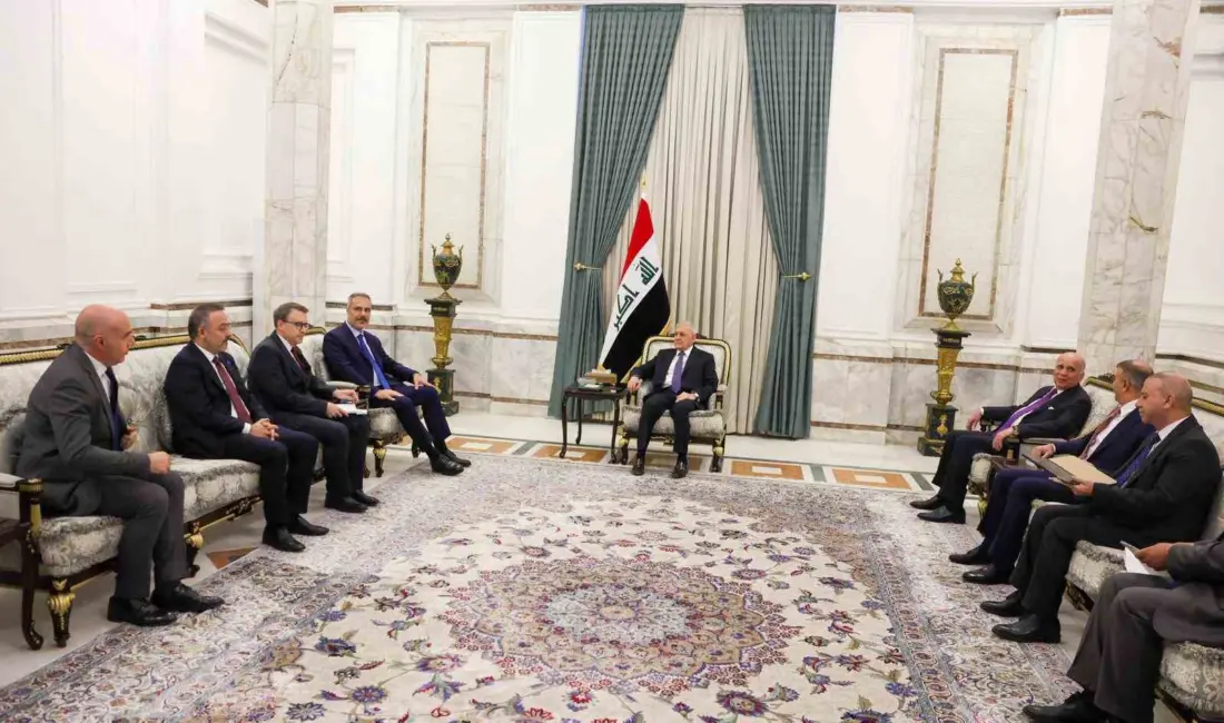 Dışişleri Bakanı Hakan Fidan, Bağdat temasları çerçevesinde Irak Cumhurbaşkanı Abdullatif
