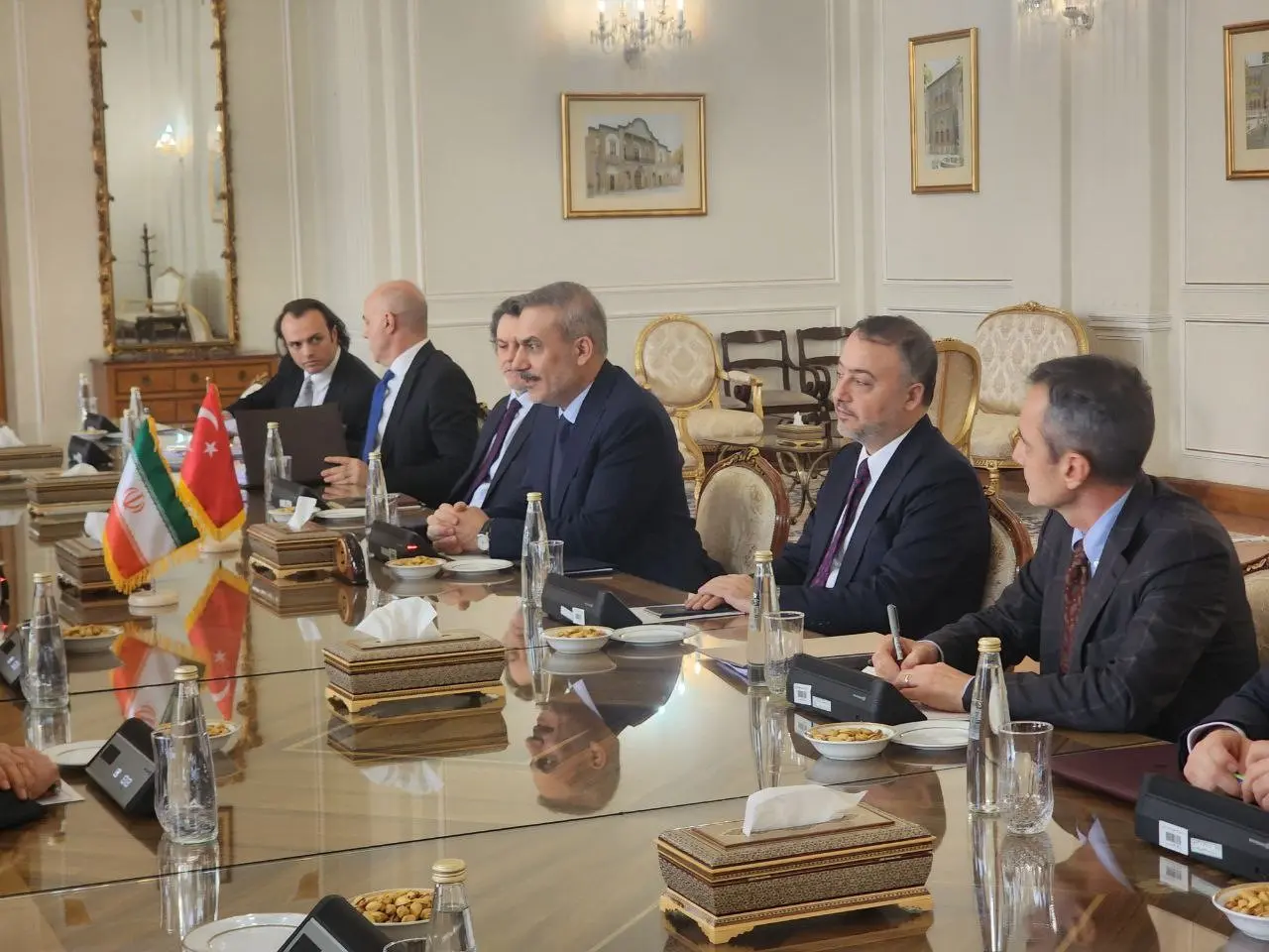 Dışişleri Bakanı Hakan Fidan, resmi temaslarda bulunmak üzere geldiği Tahran’da