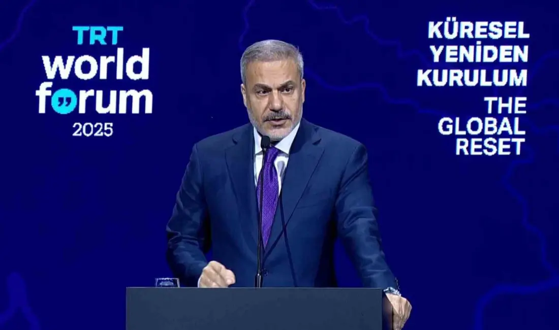 Dışişleri Bakanı Hakan Fidan, İstanbul’da TRT World Forum kapsamında düzenlenen