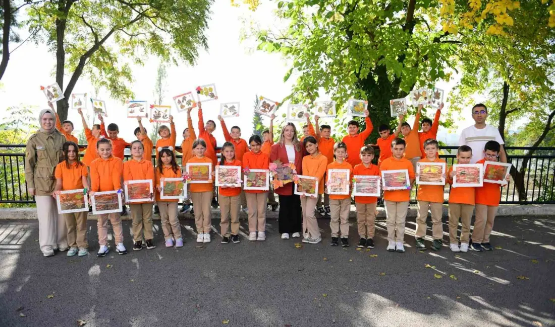 Sonbaharda Sanat Atölyesi ile doğa sevgisini küçük yaşlardan itibaren yeşerten