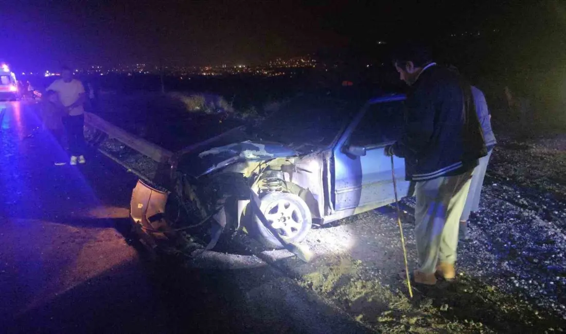 Bursa’nın Orhangazi ilçesinde frenlerinin boşalması ile ana yola doğru sürüklenen
