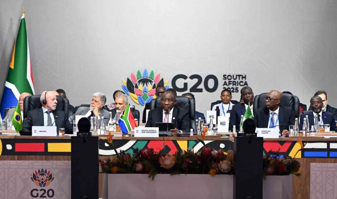 Güney Afrika Devlet Başkanı Cyril Ramaphosa, pazar günü Johannesburg’da düzenlenen