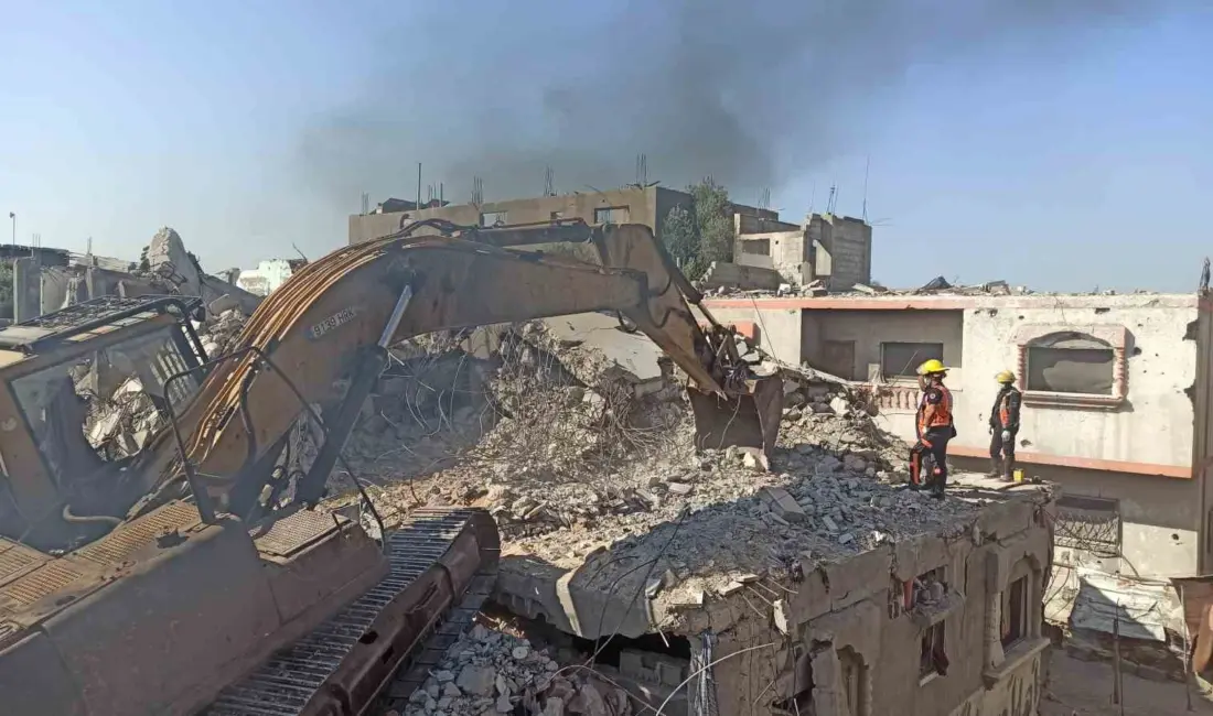 Gazze Şeridi’nin merkezindeki Sivil Savunma Müdürü Tümgeneral Rami el-Aidi, İsrail’in