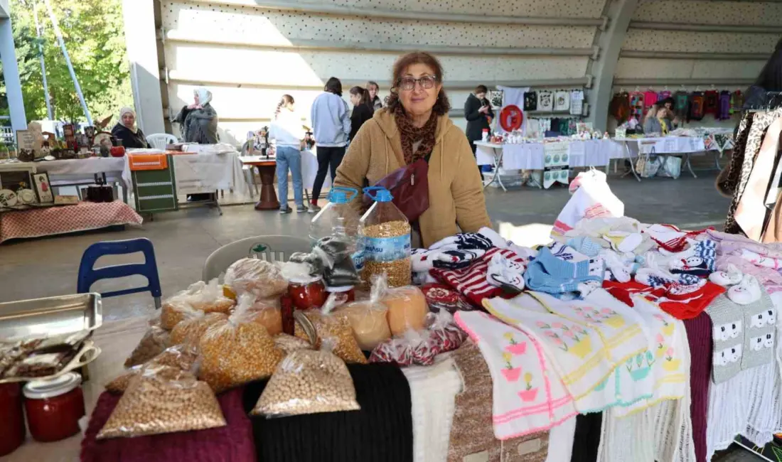 Osmangazi Belediyesi’nin Kadın Girişimciler Sokağı, üretici kadınlara güçlü destek sunuyor.