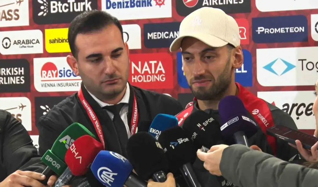 A Milli Futbol Takımı Kaptanı Hakan Çalhanoğlu, Bulgaristan maç sonrası