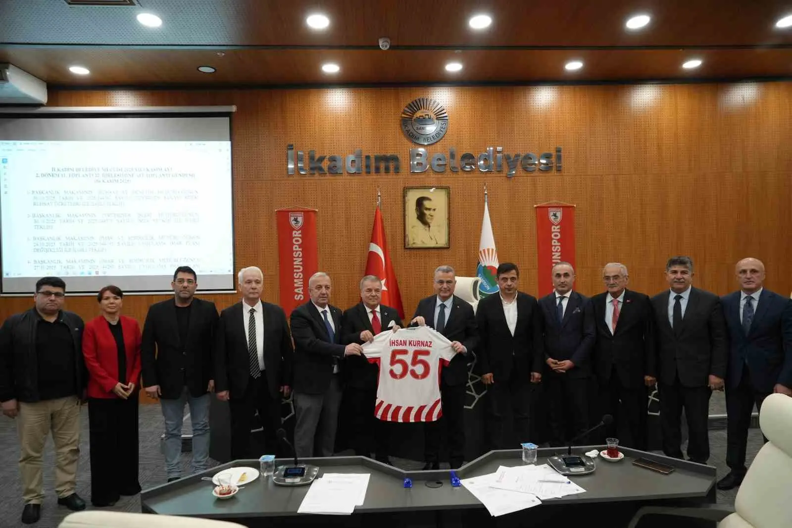 Samsun’un İlkadım Belediye Meclisi, Kasım ayı ilk toplantısında 7 gündem