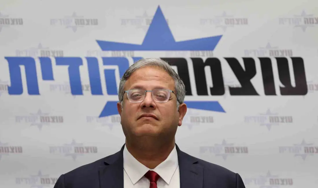 İsrailli aşırı sağcı Ulusal Güvenlik Bakanı Itamar Ben Gvir, Filistin