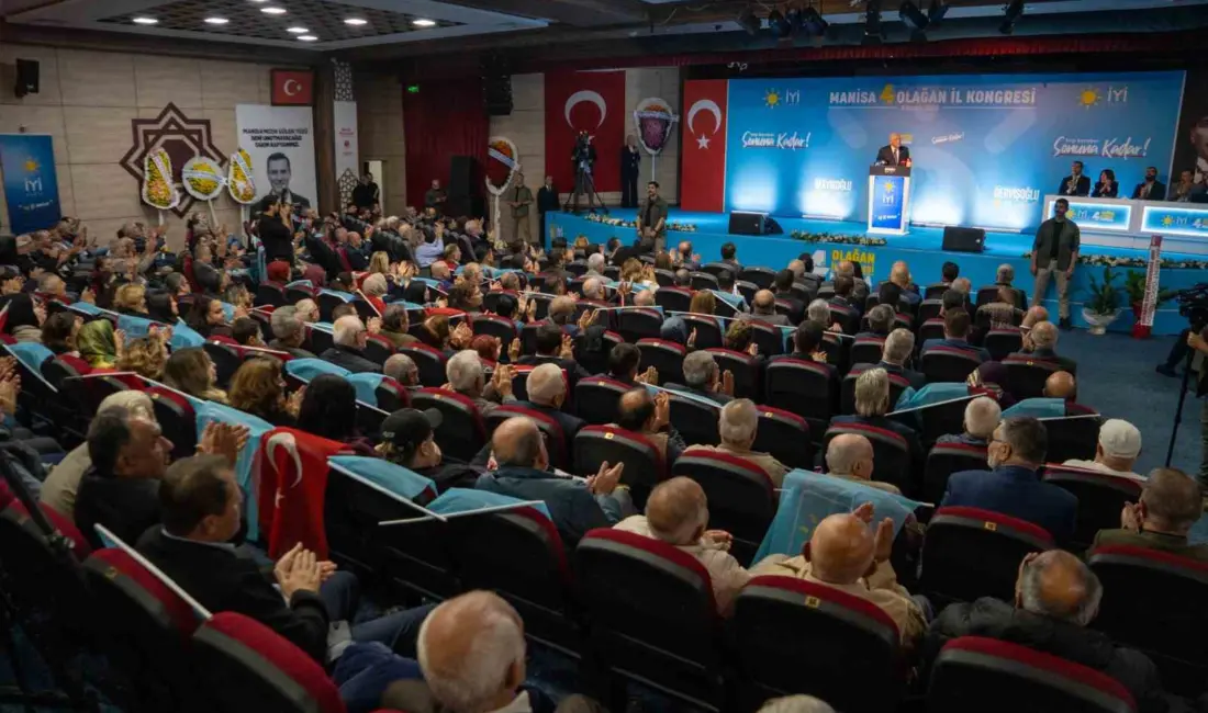 İYİ Parti Manisa 4. Olağan İl Kongresi’nde oyların 239’unu alan