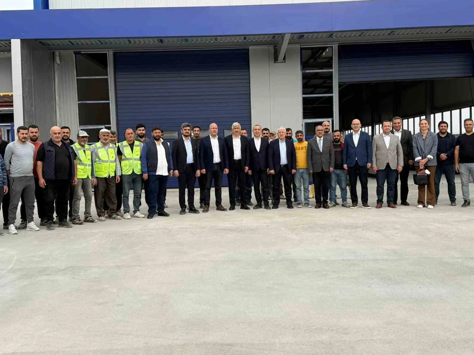 Adıyaman’ın Kahta ilçesinde yapımı hızla devam eden Araç Muayene İstasyonunun