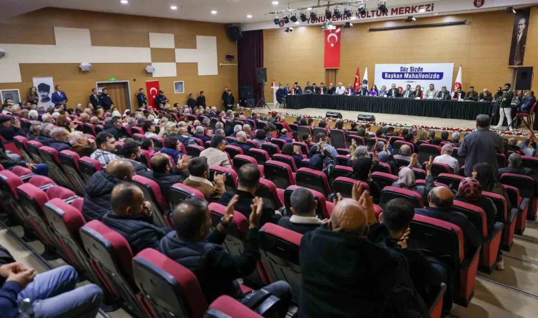 Keçiören Belediyesi’nin düzenlediği ‘Söz Sizde, Başkan Mahallenizde, Çözüm Bizde’ halk