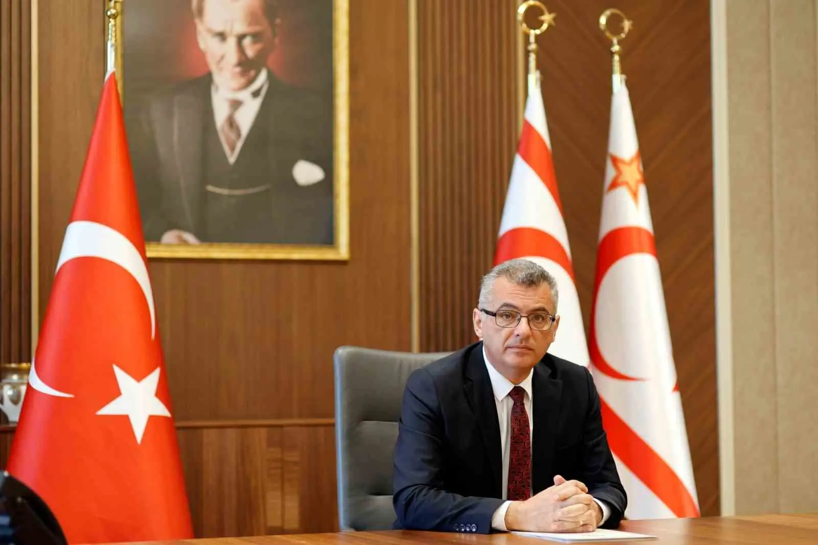 Kuzey Kıbrıs Türk Cumhuriyeti (KKTC) Cumhurbaşkanı Tufan Erhrüman, Güney Kıbrıs