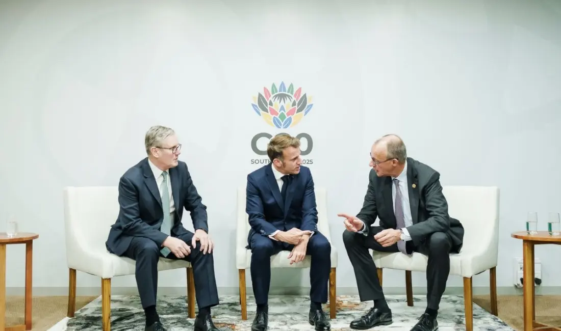 Güney Afrika’da düzenlenen G20 zirvesine katılan Almanya, İngiltere ve Fransa’dan