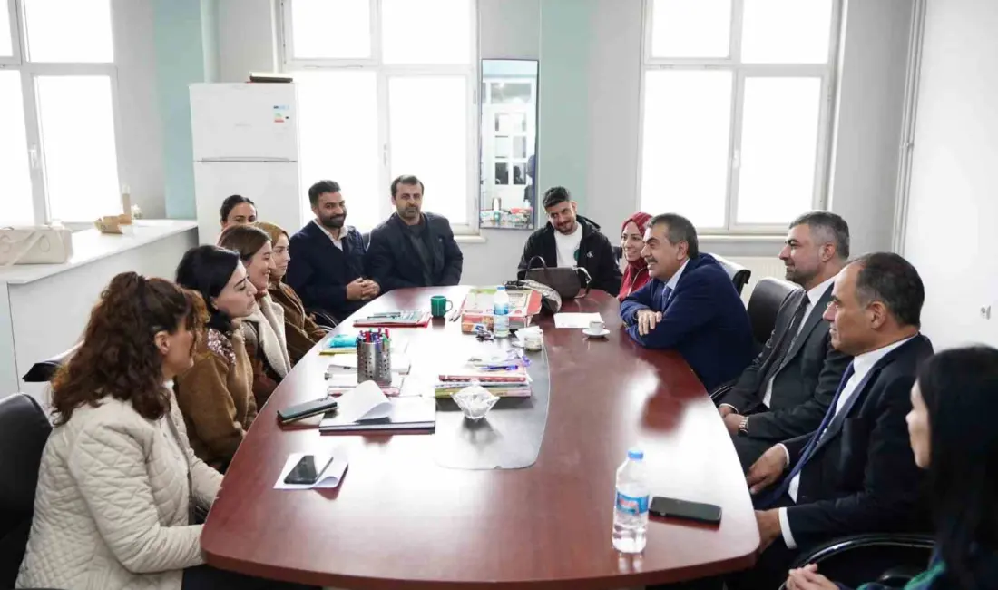 Bir dizi program için Mardin’e giden Milli Eğitim Bakanı Yusuf