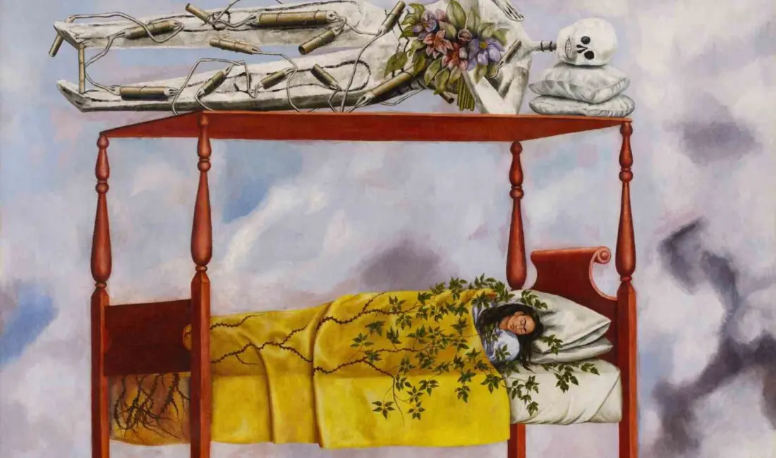 Meksikalı ressam Frida Kahlo’nun 1949 yılında yaptığı otoportresi New York’ta