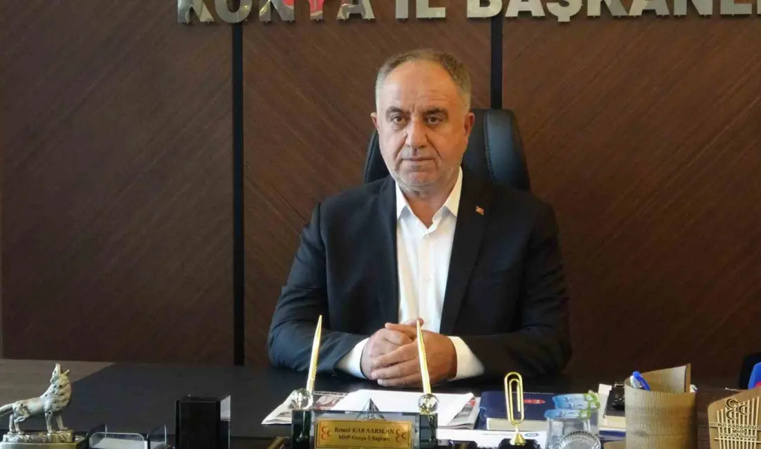 Milliyetçi Hareket Partisi (MHP) Konya İl Başkanı Remzi Karaarslan, MHP’li