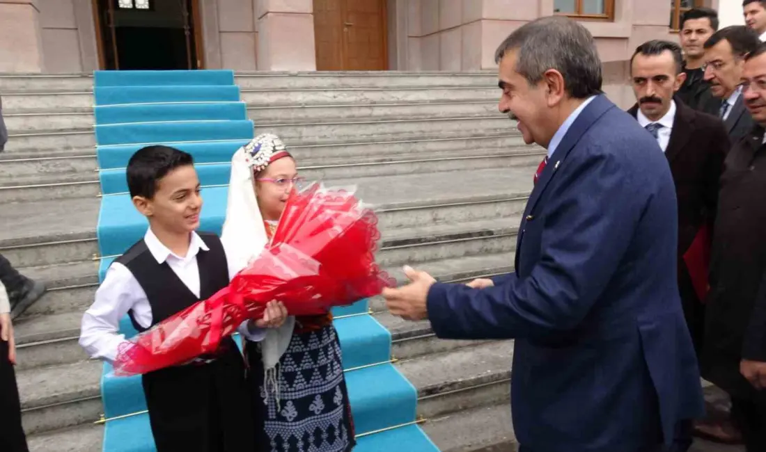 Milli Eğitim Bakanı Yusuf Tekin çeşitli temaslarda bulunmak üzere sabah