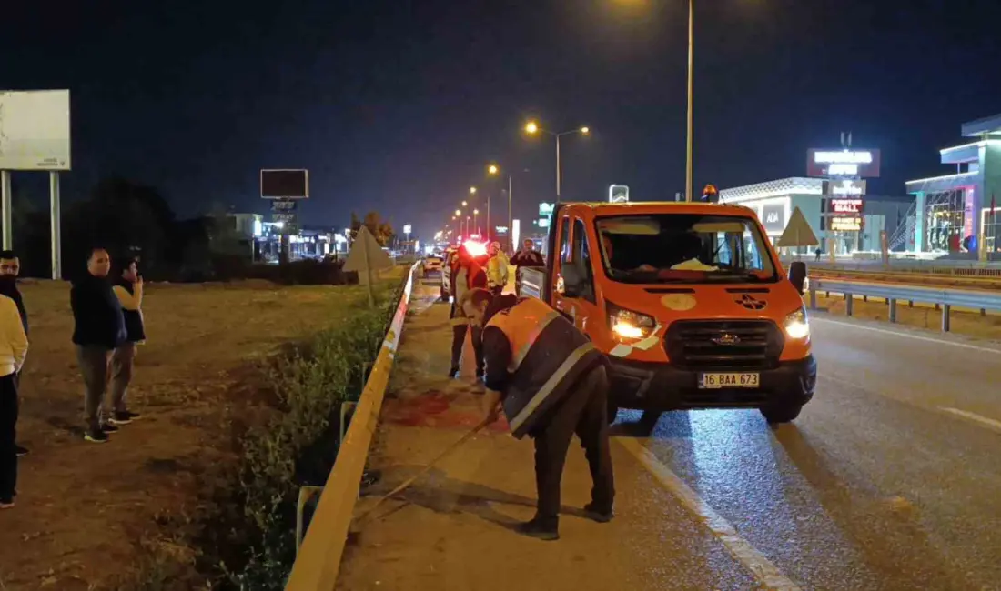 Bursa’nın İnegöl ilçesinde meydana gelen kazada 3 motosiklet çarpıştı; 1’i