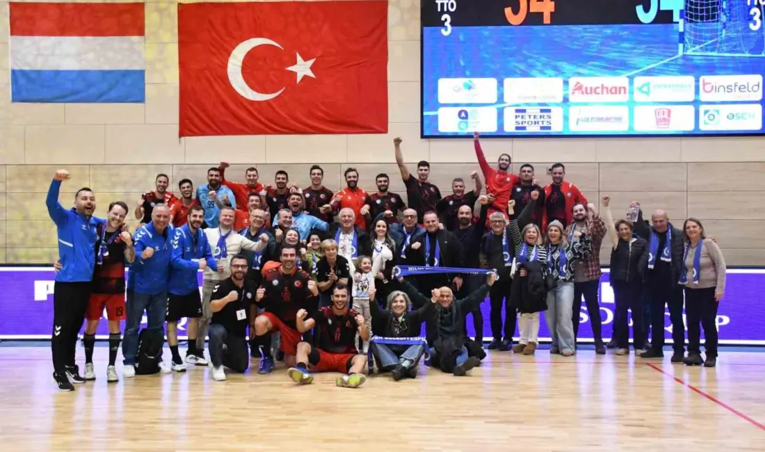 EHF Erkekler Avrupa Kupası’nda Türkiye’yi temsil eden Nilüfer Belediyespor, Lüksemburg