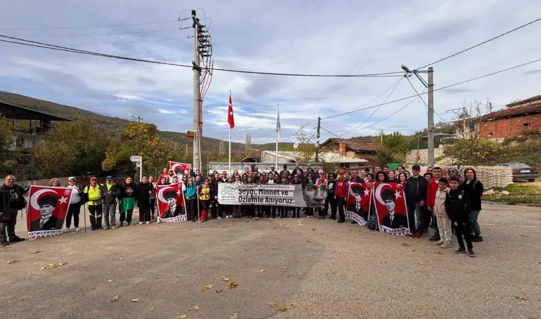 Nilüfer Belediyesi’nin geleneksel hale getirdiği Mysia Yolları Doğa Yürüyüşü, bu