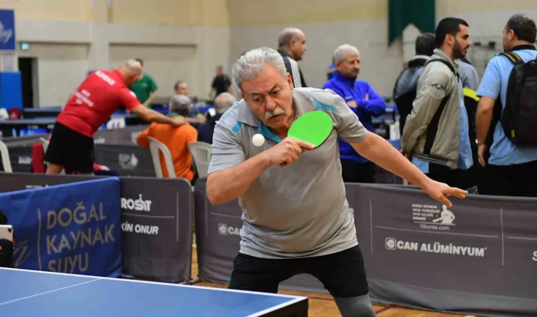 Osmangazi Belediyesi’nin destekleriyle Bursa Veteran Masa Tenisçileri Spor Kulübü tarafından