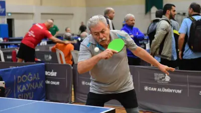 Osmangazi Belediyesi’nin destekleriyle Bursa Veteran Masa Tenisçileri Spor Kulübü tarafından