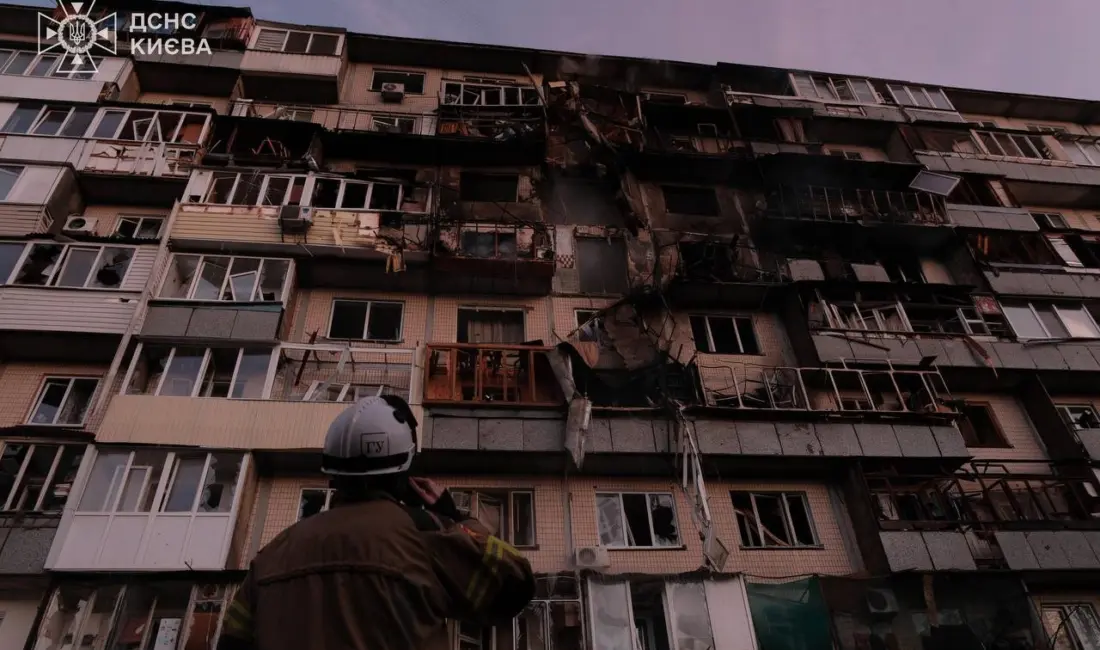 Rusya ordusunun Ukrayna’nın başkenti Kiev’e füze ve insansız hava araçları
