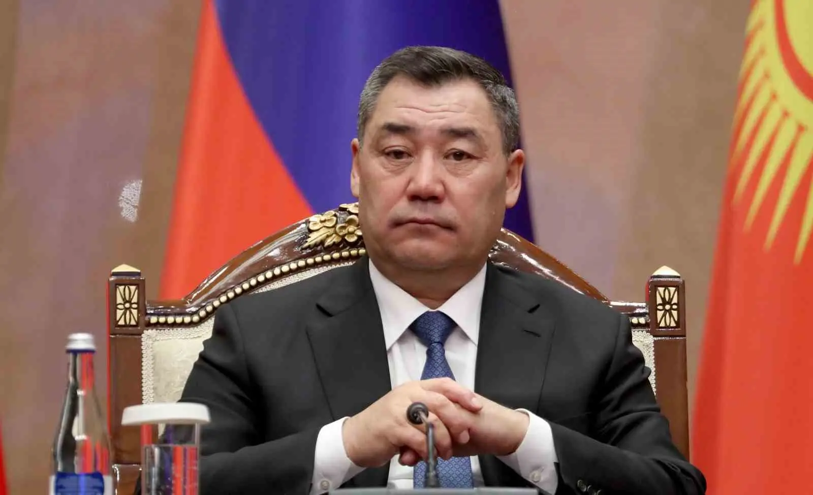 Rusya Devlet Başkanı Vladimir Putin ile Kırgızistan Cumhurbaşkanı Sadır Caparov