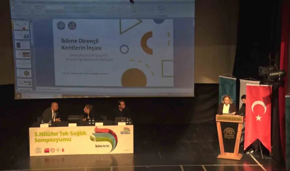 Nilüfer Belediyesi’nce bu yıl 3’üncüsü düzenlenen Nilüfer Tek Sağlık Sempozyumu,