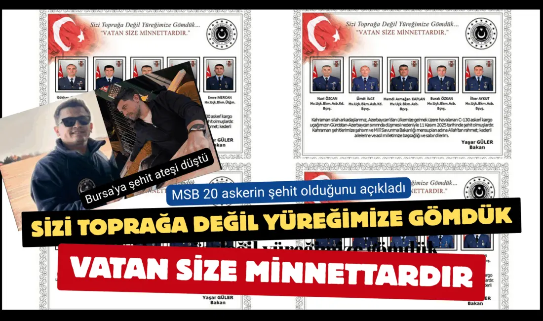 Azerbaycan’dan kalkan Türk Silahlı Kuvvetleri’ne ait kargo uçağı Gürcistan’da düştü.