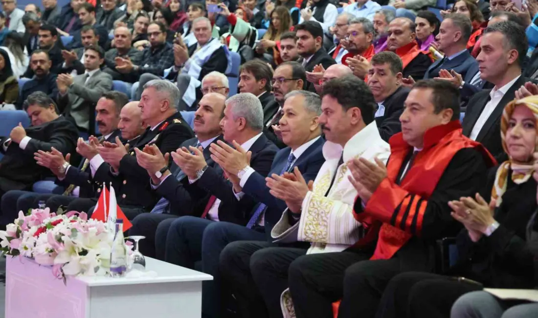 2026 Akademik Yılı Açılış Töreni İçişleri Bakanı Ali Yerlikaya’nın katılımıyla