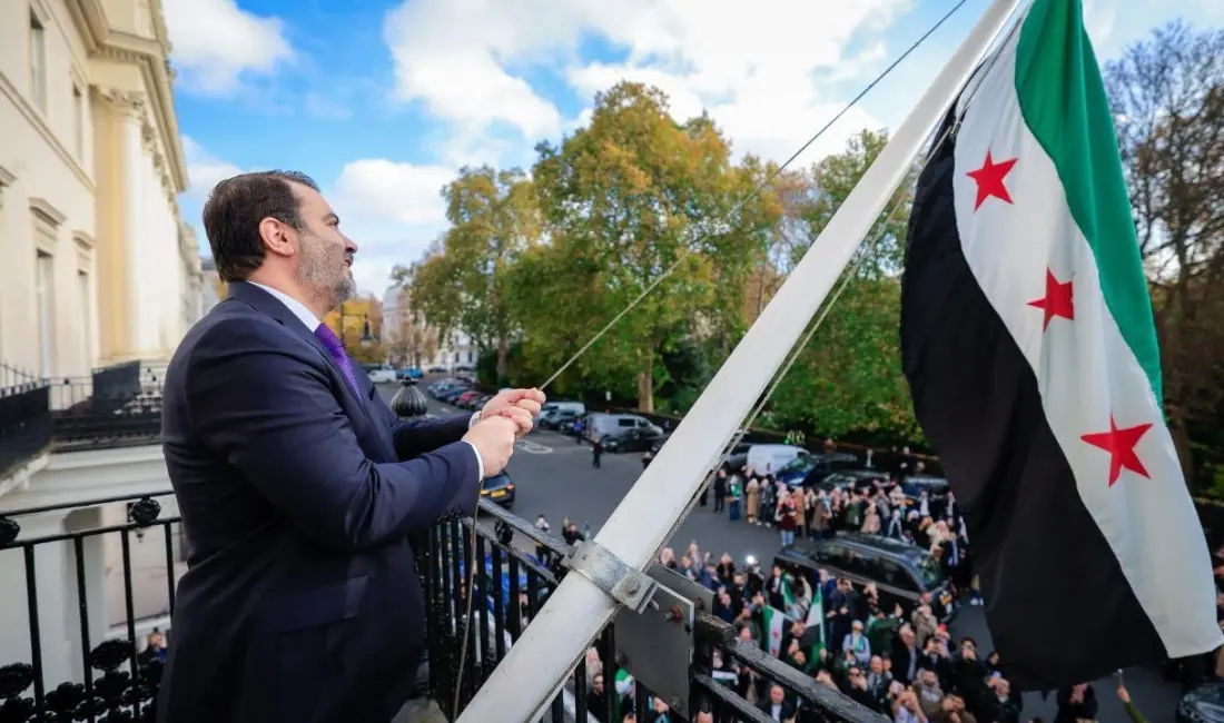 Suriye’nin Londra Büyükelçiliği, Suriye Dışişleri Bakanı Esad Hasan Şeybani’nin katıldığı
