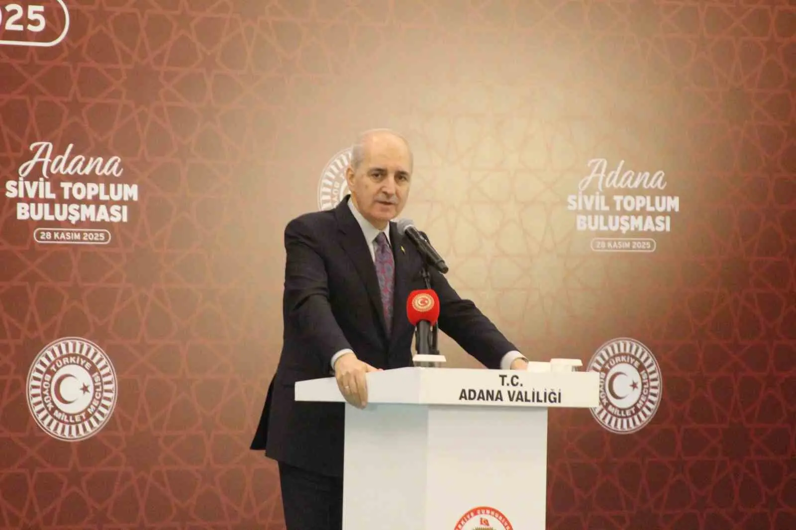 Türkiye Büyük Millet Meclisi (TBMM) Başkanı Numan Kurtulmuş, Adana’da sivil