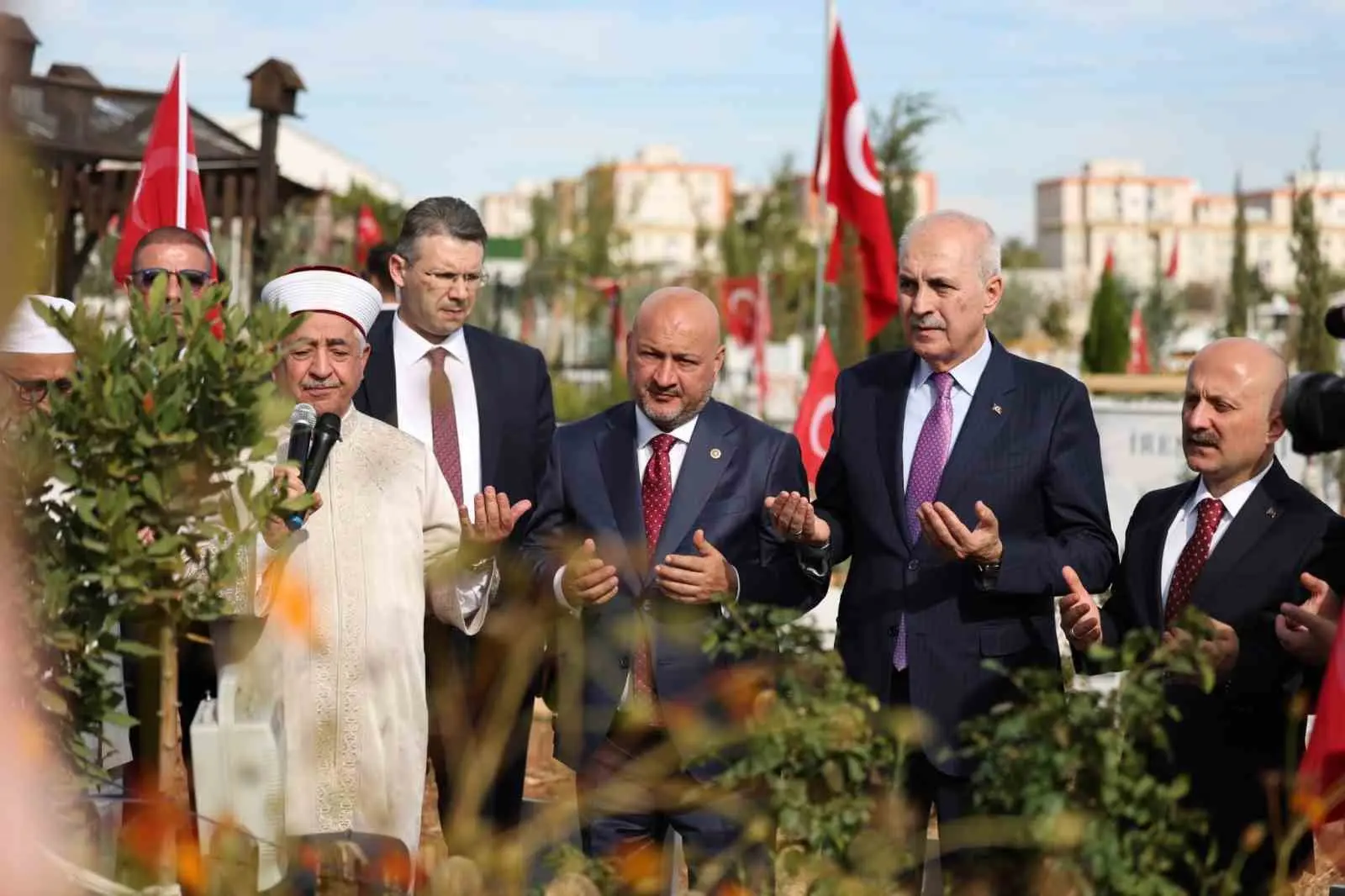 Türkiye Büyük Millet Meclisi (TBMM) Başkanı Numan Kurtulmuş, Adıyaman’da Deprem