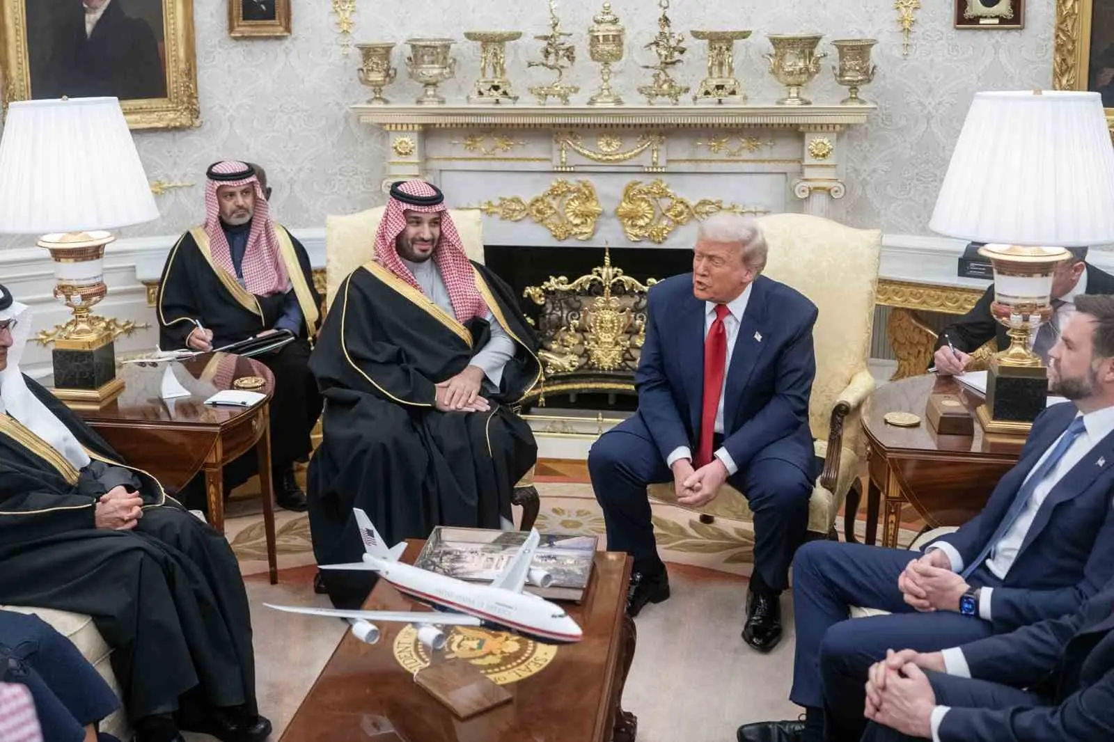 ABD Başkanı Donald Trump, Beyaz Saray’da Suudi Arabistan Veliaht Prensi