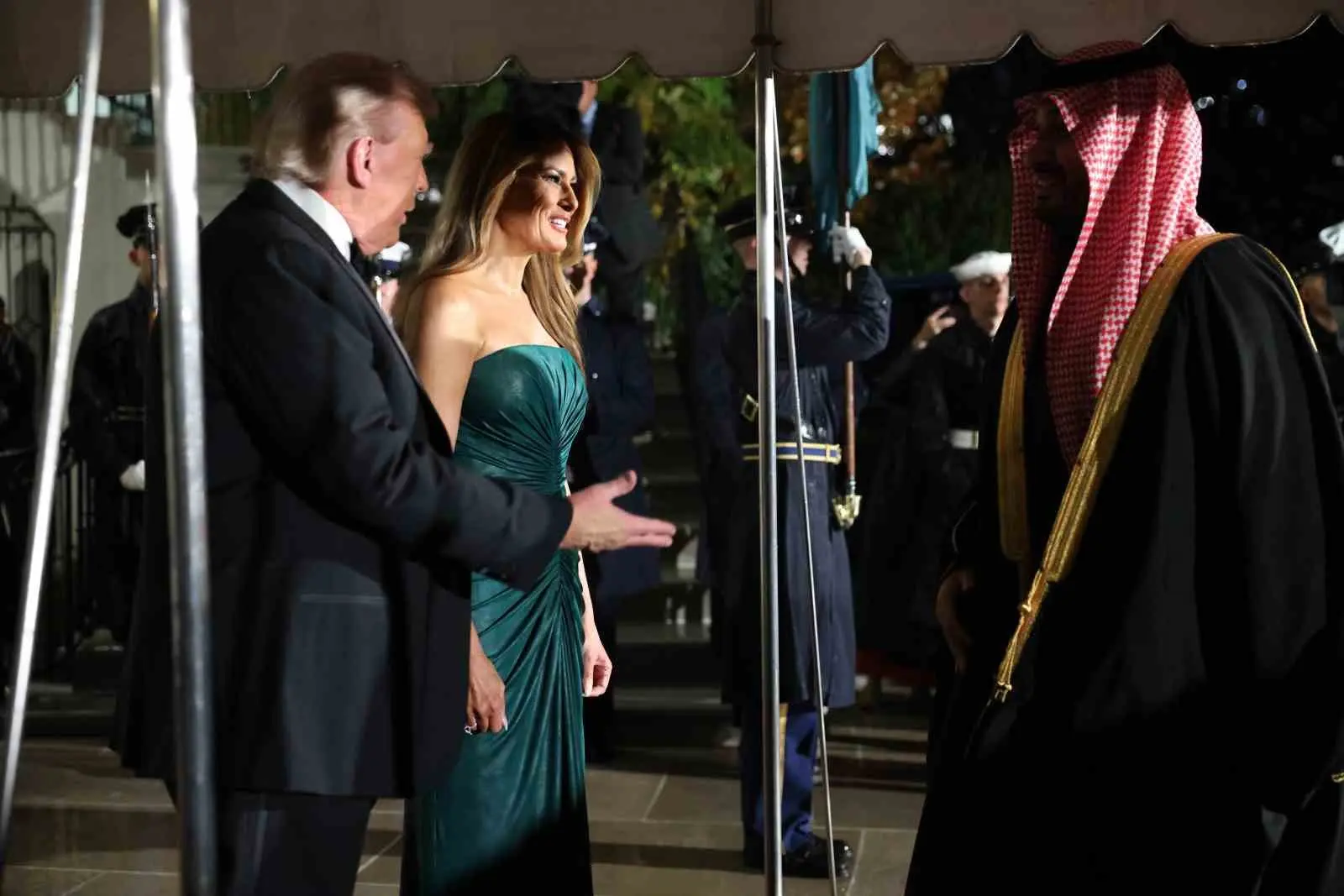 ABD Başkanı Donald Trump, Beyaz Saray’da Suudi Arabistan Veliaht Prensi