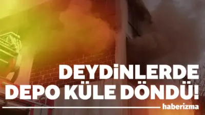 Bursa’nın İnegöl ilçesinde meyve kasalarının bulunduğu 2 katlı apartmanın, 1’inci