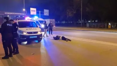 Bursa’da 100 metre mesafedeki üst geçidi kullanmayıp ana yolu kullanan