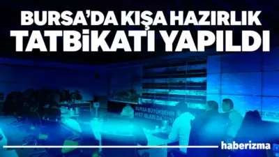 Bursa’da muhtemel afet ve acil durumlara karşı hazırlıklarını aralıksız sürdüren