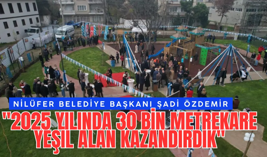 Nilüfer Belediyesi, kente değer katan projelerine bir yenisini daha ekledi.
