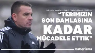 Sultan Su İnegölspor Teknik Direktörü İsmail Güldüren, Altınordu karşısında alınan