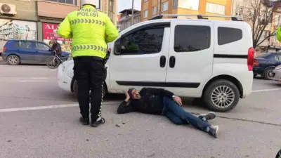 Bursa’nın İnegöl ilçesinde meydana gelen kazada hafif ticari araç ile