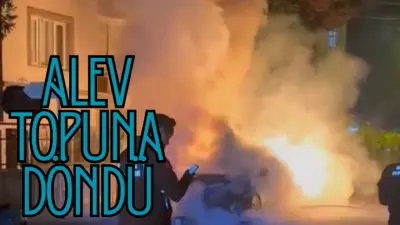 Bursa’nın merkez Nilüfer ilçesinde seyir halindeki otomobilde yangın çıktı. Edinilen