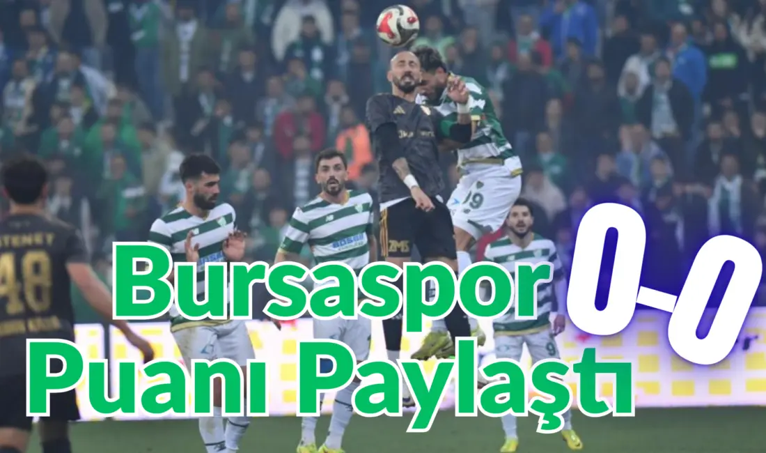 TFF 2. Lig Kırmızı Grup 17. hafta maçında Bursaspor, Atatürk