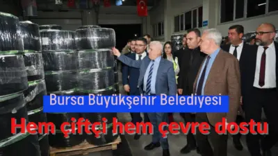 Bursa Büyükşehir Belediyesi, tarımda verimliliği artıran suyu koruyan ve çevreye
