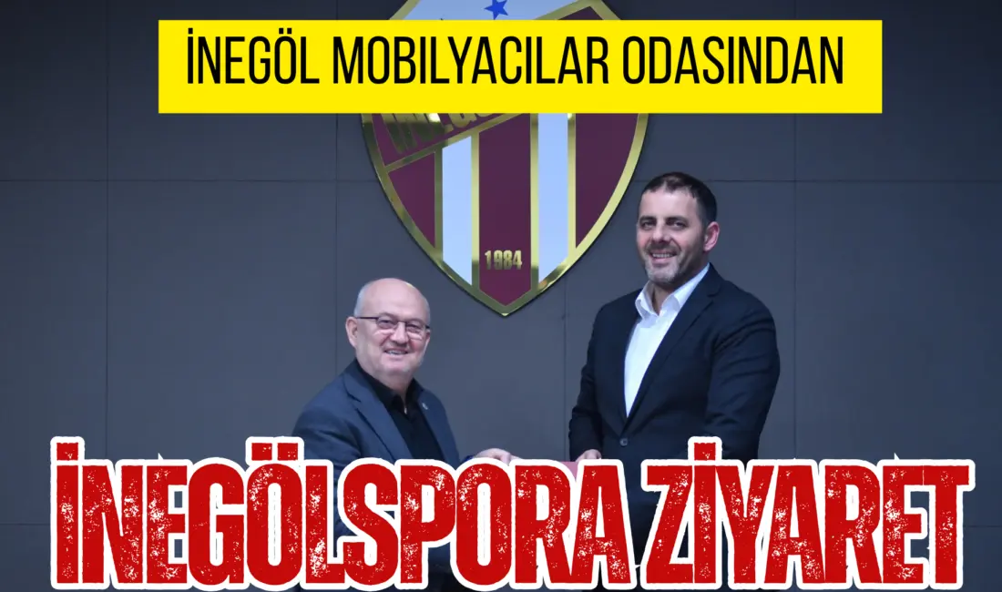 İnegöl Marangozlar ve Mobilyacılar Odası Başkanı Özcan Ayhan ve yönetim