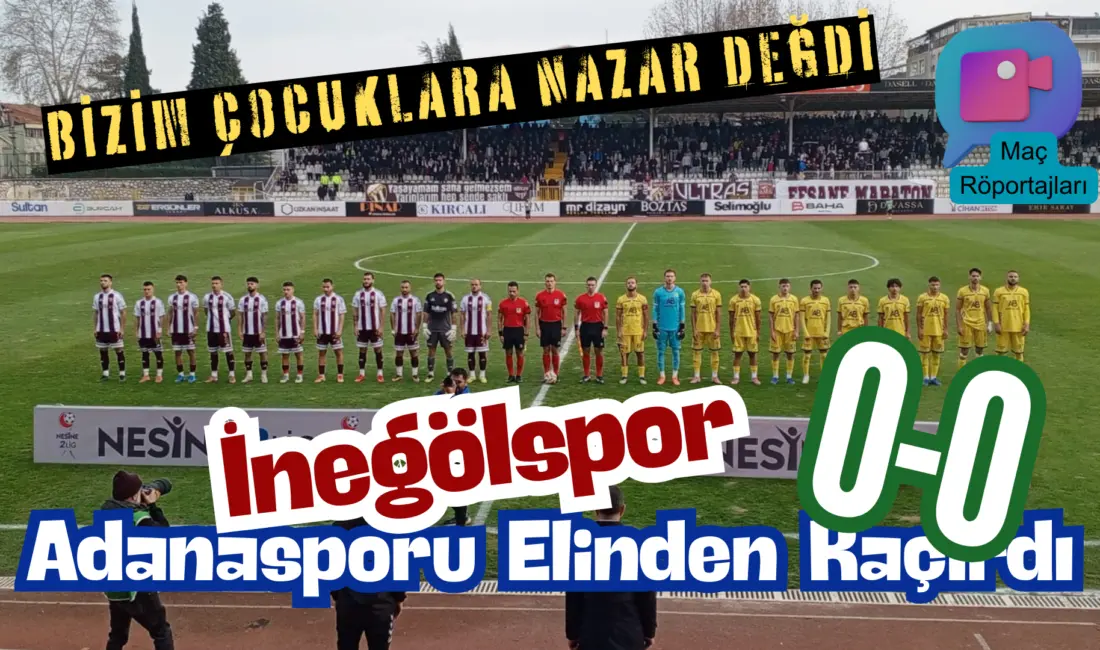 Ligin 14. Hafta maçında sahasında ağırladığı Adana 01 FK ile
